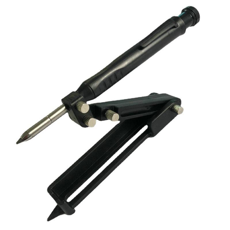 Công cụ đa năng Bút chì xây dựng, Công cụ viết chữ mộc đa chức năng, Công cụ vẽ bản vẽ tự làm, Công cụ viết chữ bằng bút chì lỗ sâu
