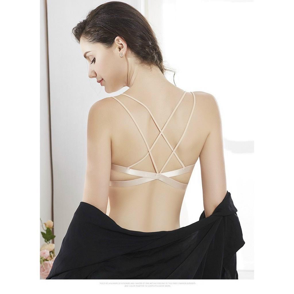 Áo Bra cài trước nâng ngực bàn tay dây chéo sexy 810