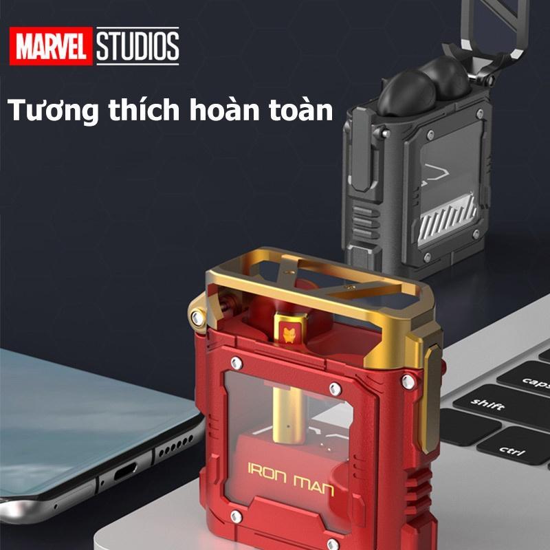 Marvel BTMV08 Iron Man Black Panther Captain America Tai nghe Bluetooth không dây TWS 5.3 Đồng thương hiệu Tai nghe Bluetooth cảm ứng Tai nghe