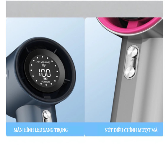 Quạt Sạc Cầm Tay Mini Siêu Mát Teement, Sạc Nhanh, Màn Hình Led Sang Trọng, 100 Chế Độ Gió - Hàng Chính Hãng