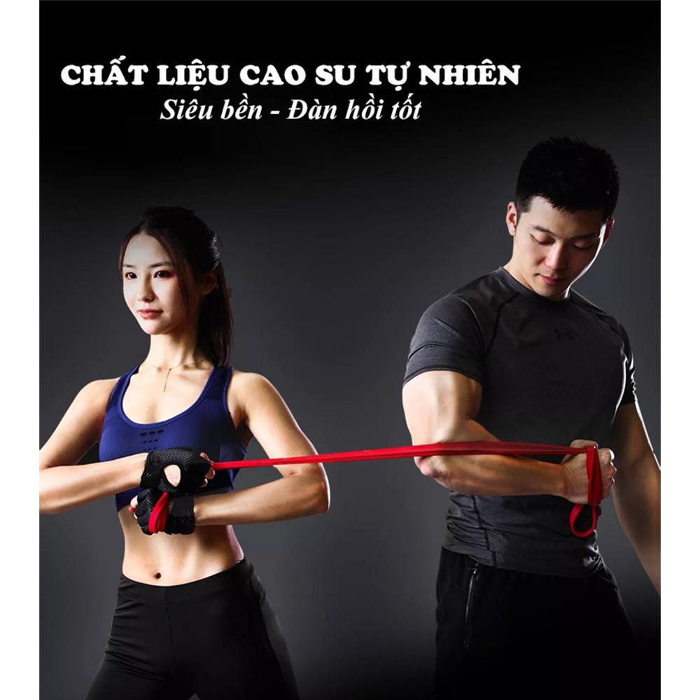 ĐEN 30KG - Dây Kháng Lực Dobetter, Dây Cao Su Đàn Hồi Trợ Lực Power Band Cao Cấp Tập Gym Thể Hình Tại Nhà