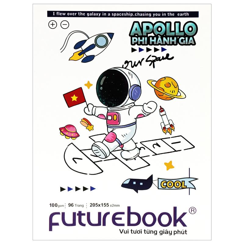 Tập Học Sinh Apollo A5 - 4 Ô Ly - 96 Trang 100gsm - futurebook DK071 (Mẫu Màu Giao Ngẫu Nhiên)