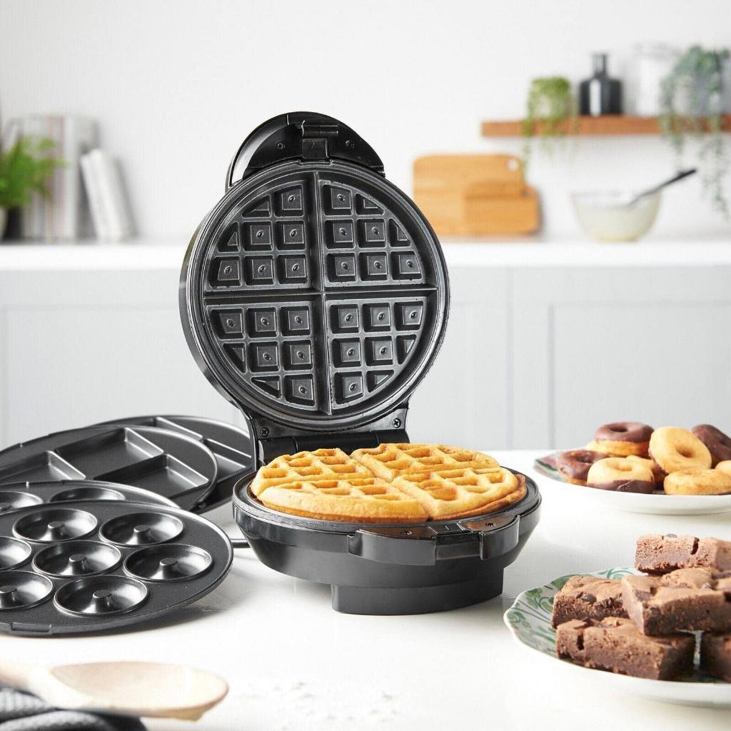 Máy Nướng Bánh Quế VONSHEF, Máy Làm Bánh Waffle, Brownie & Doughnut, Nhập Đức, BH 12 Tháng
