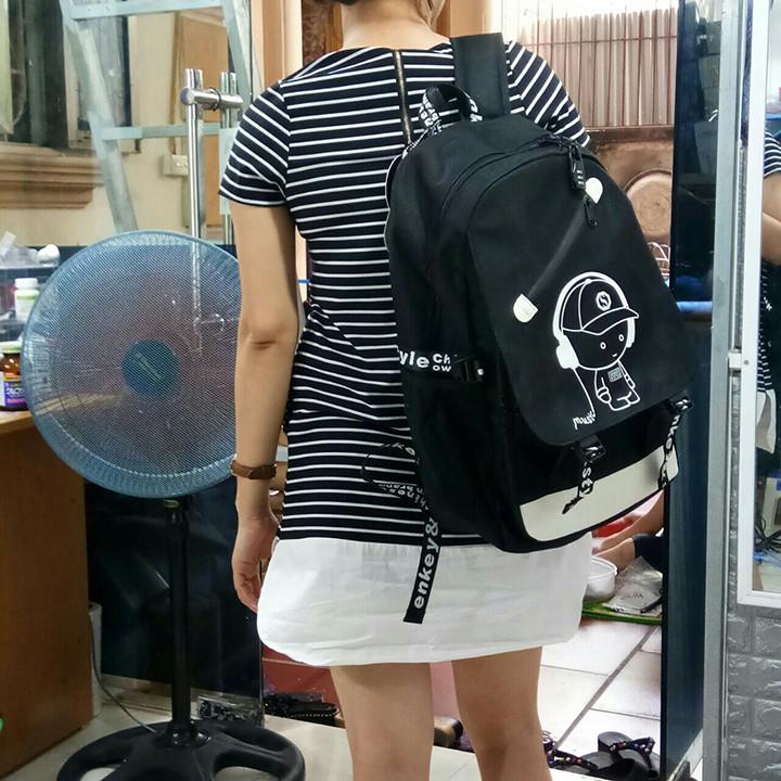 Bộ Balo Phát Sáng Thời Trang Hàn Quốc