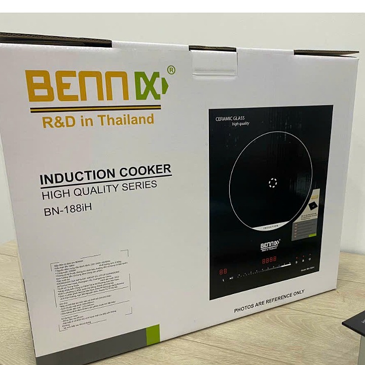 Bếp điện từ đơn đặt âm, dương BENNIX 188iH công suất lớn 2200W HÀNG CHÍNH HÃNG