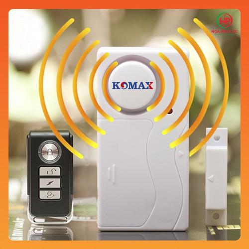 Thiết bị chống trộm gắn cửa, báo trộm gắn cửa kèm remote Komax KM-C05 - Hàng chính hãng