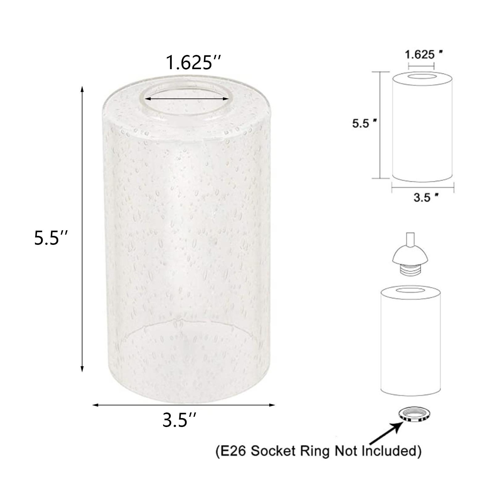 Glass Pendant Lamp Shade Lampshade Chandelier for Restaurant Decoration