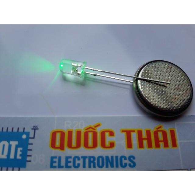 LED xanh lá trong siêu sáng 5li (100 con)