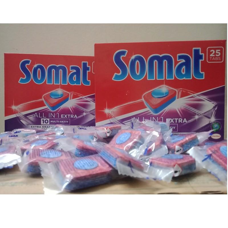 combo 2 hộp viên rửa bát Somat Đức ( tổng hợp ) hôp 25 viên