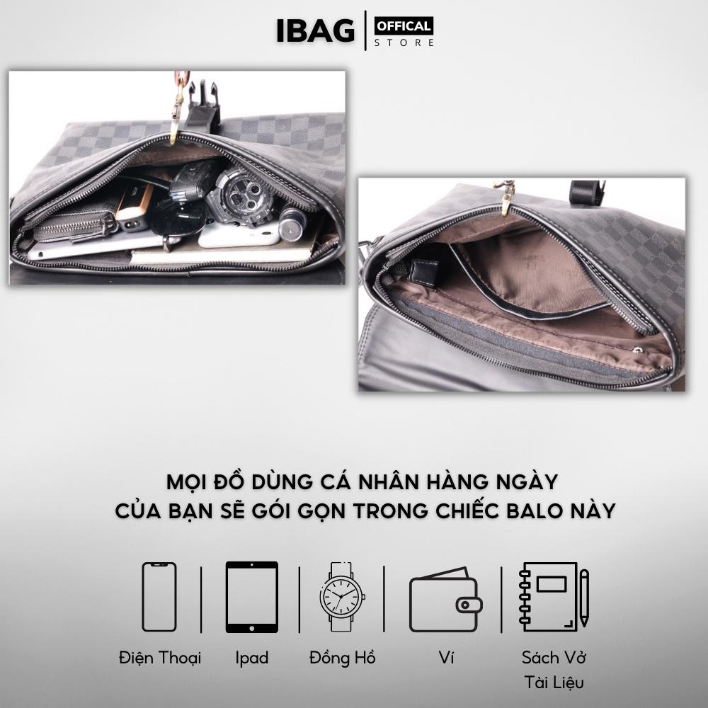 Túi đeo chéo nam nữ unisex ,Da Pu cao cấp kẻ caro,KT :31x23x8 cm,Chống thấm nước -Kiểu dáng trẻ trung, cá tính -