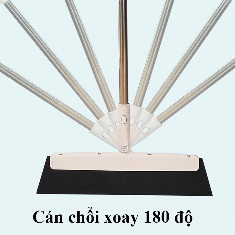 Cây Gạt Sàn Gạt Kính Đa Năng Xoay 360 Độ Cán Tùy Chỉnh Độ Dài Từ 85 - 135cm, Chổi gạt nước - HÀNG CHÍNH HÃNG MINIIN