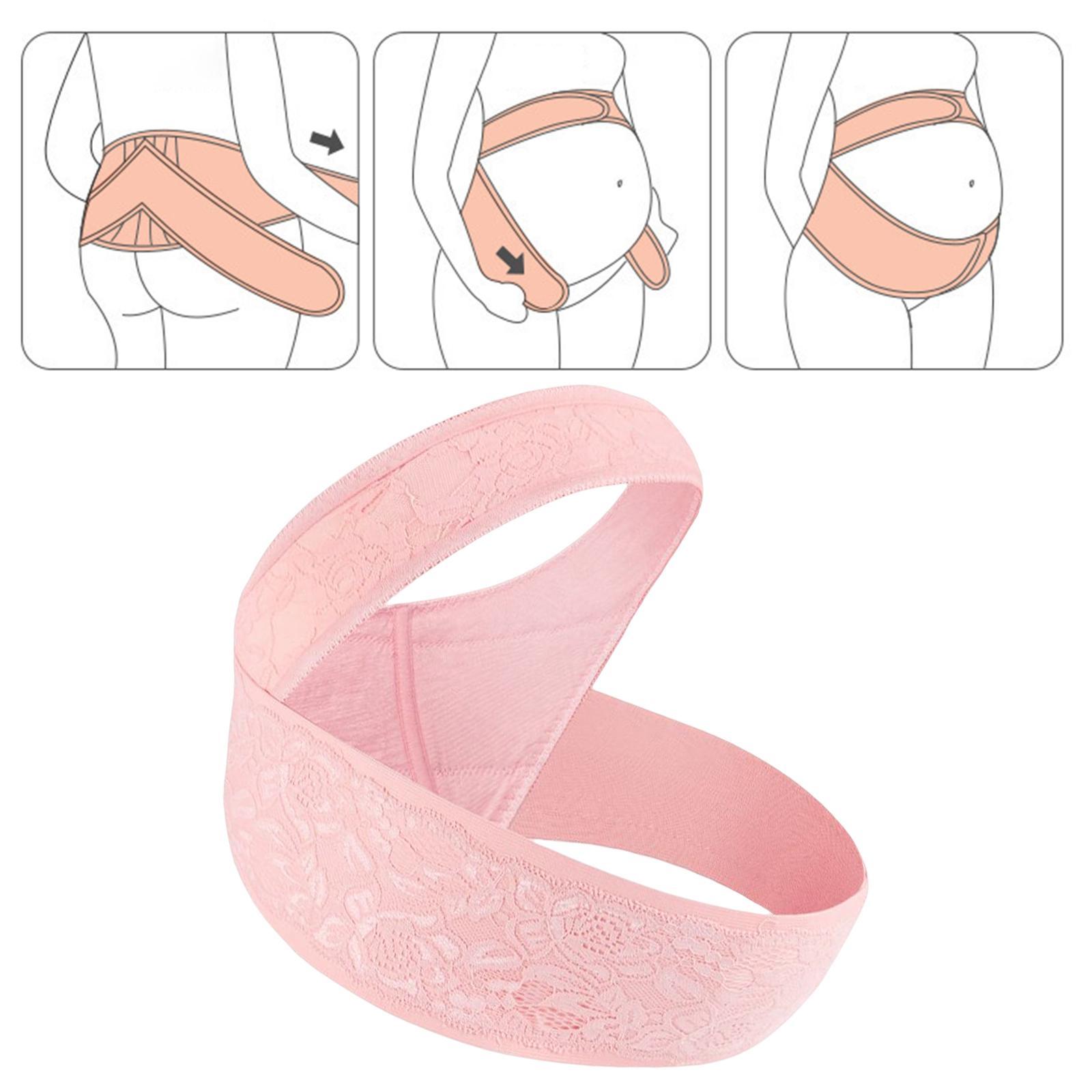 Pregnancy Abdominal Belt, Breathable Strong Belly Support Dual Lift Belt for Pregnant Women Uterine Pessary Strap