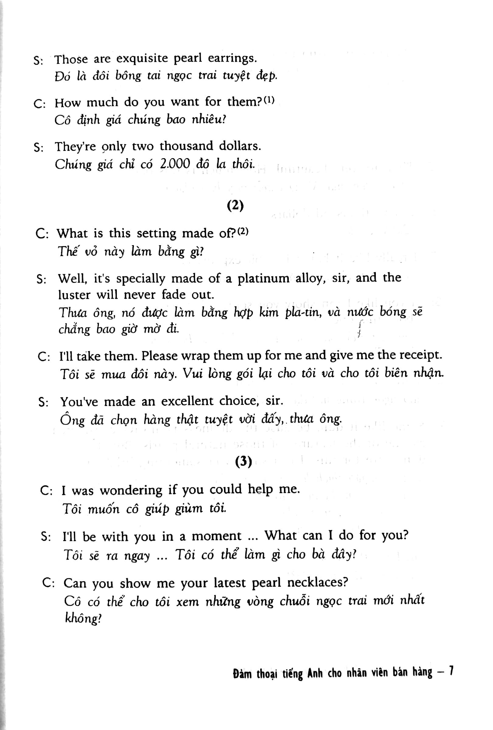 Sách Đàm Thoại Tiếng Anh Cho Nhân Viên Bán Hàng - Kèm CD