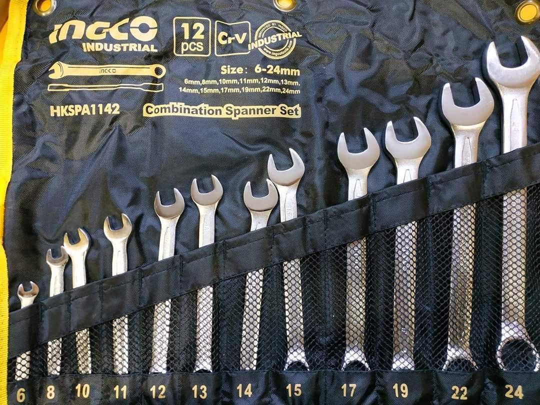 BỘ 12 CỜ LÊ VÒNG MIỆNG 6-24MM/6-32MM INGCO - HÀNG CHÍNH HÃNG
