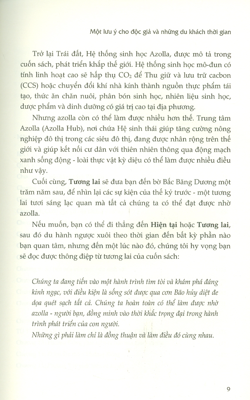 Câu Chuyện Bèo Hoa Dâu AZOLLA - Một Thông Điệp Từ Tương Lai