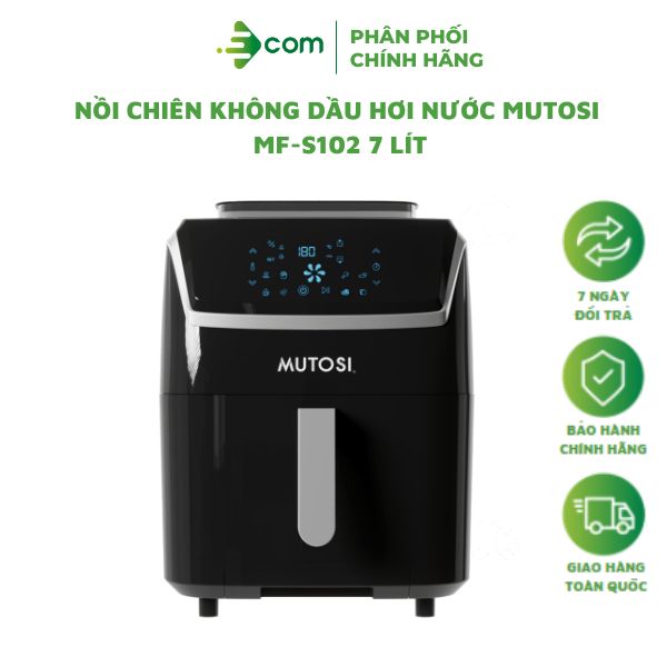 Nồi Chiên Không Dầu Kiêm Hấp Mutosi MF-S102 (7.0 Lít) - Hàng chính hãng