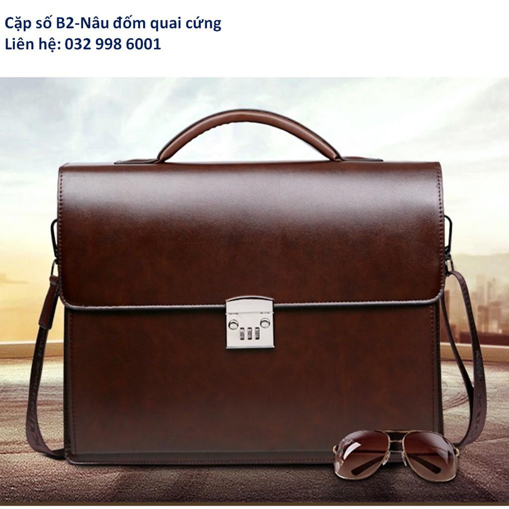 Túi da nam , cặp đựng laptop thời trang B2