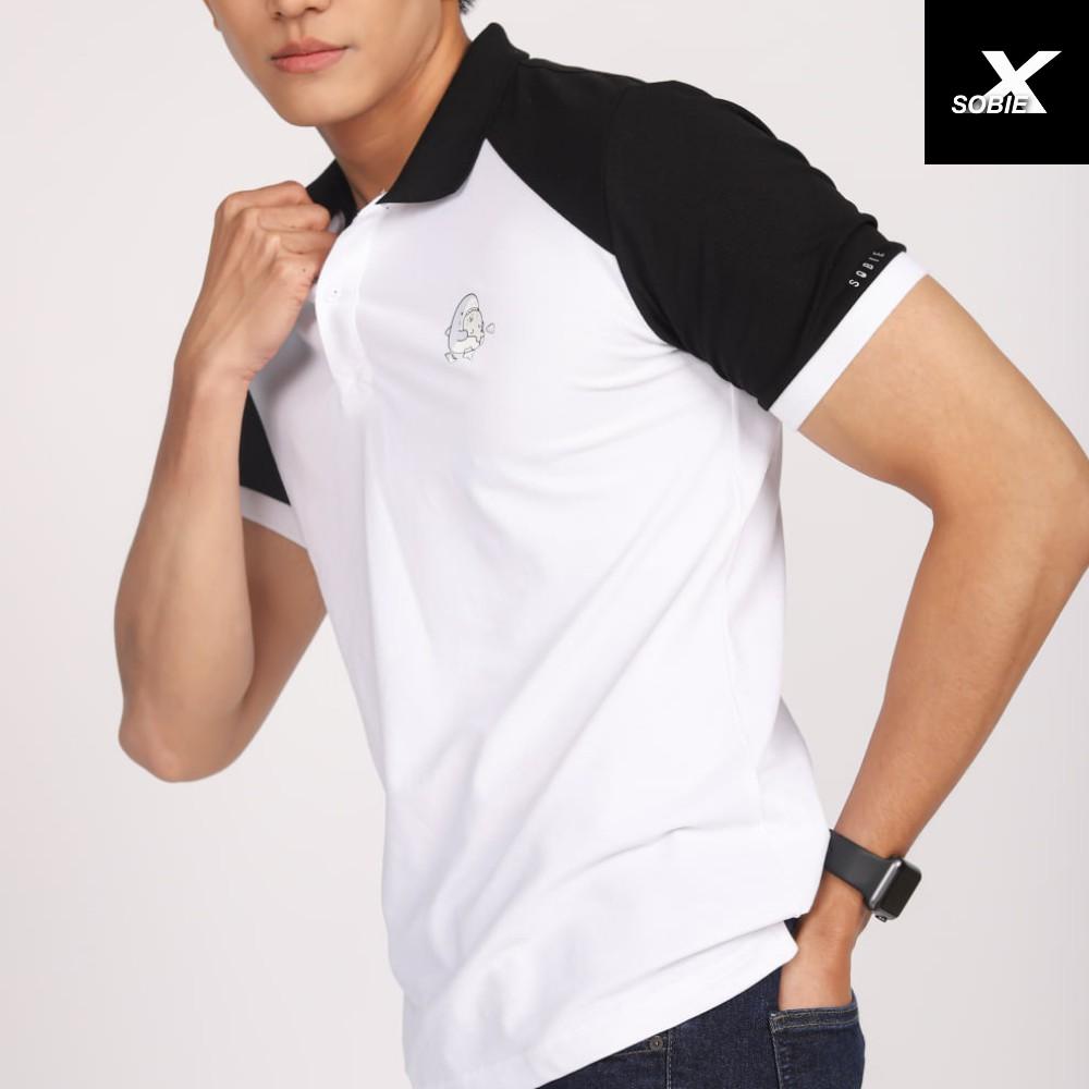 Áo Polo Nam Black Wave cổ bẻ vải Cotton bền màu, chuẩn form, sang trọng, lịch lãm - SOBIE