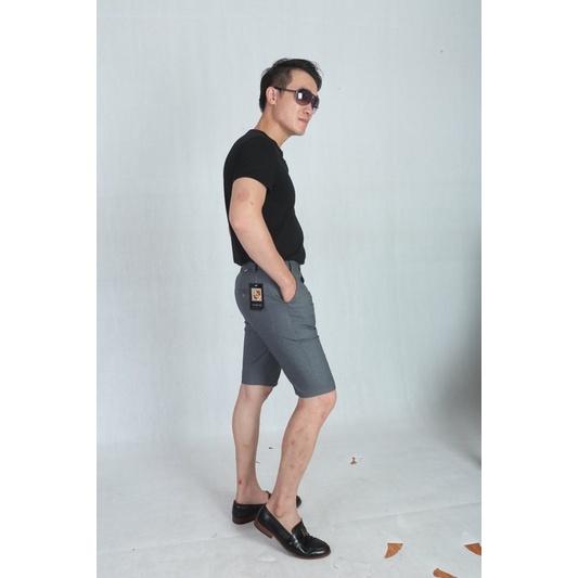 quần ngố nam màu xám