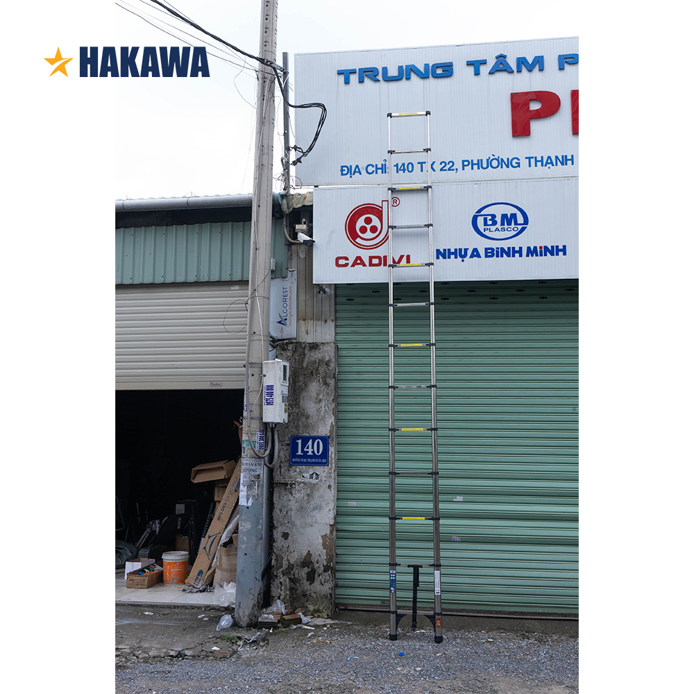 THANG RÚT ĐƠN INOX 201 HAKAWA HK-50I - Chữ I: 5m