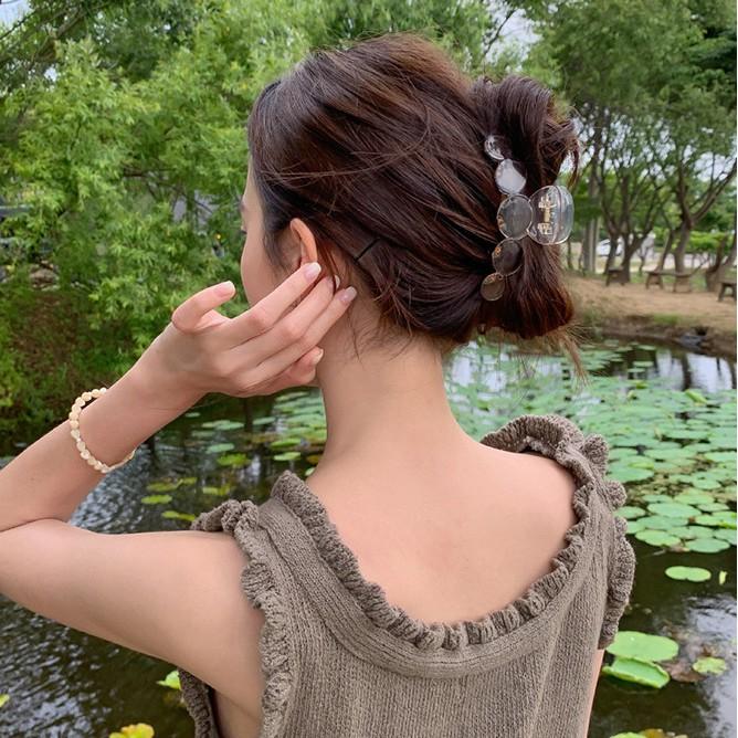 Kẹp tóc nhựa xinh xắn phong cách Hàn Quốc