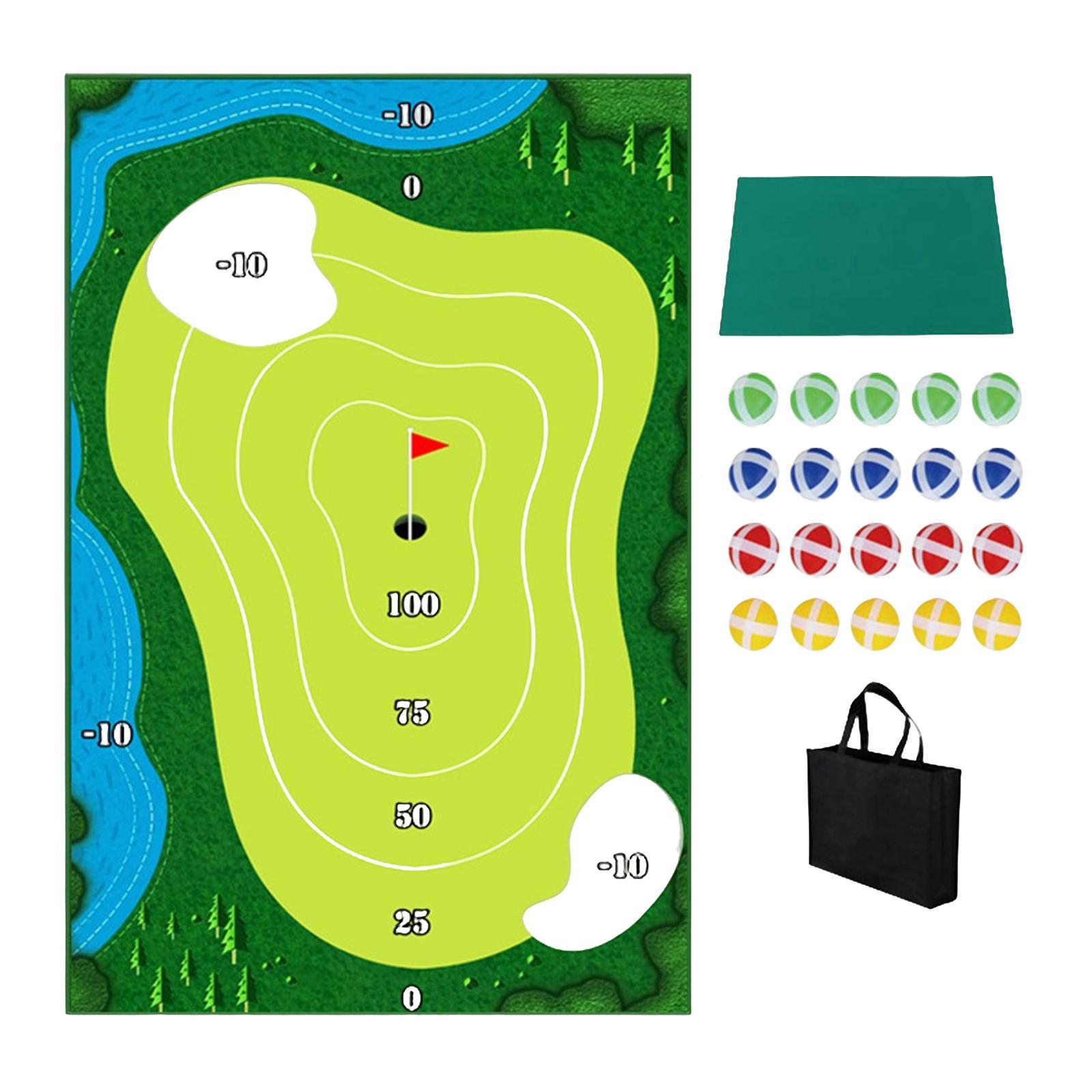 Chipping Golf Game Mat Swing Trainer Training for Home Office Equipment
