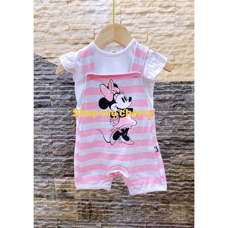 SIÊU ĐẸP Sét yếm Disney dư xịn hình micky dành cho bé trai bé gái từ 6-10kg