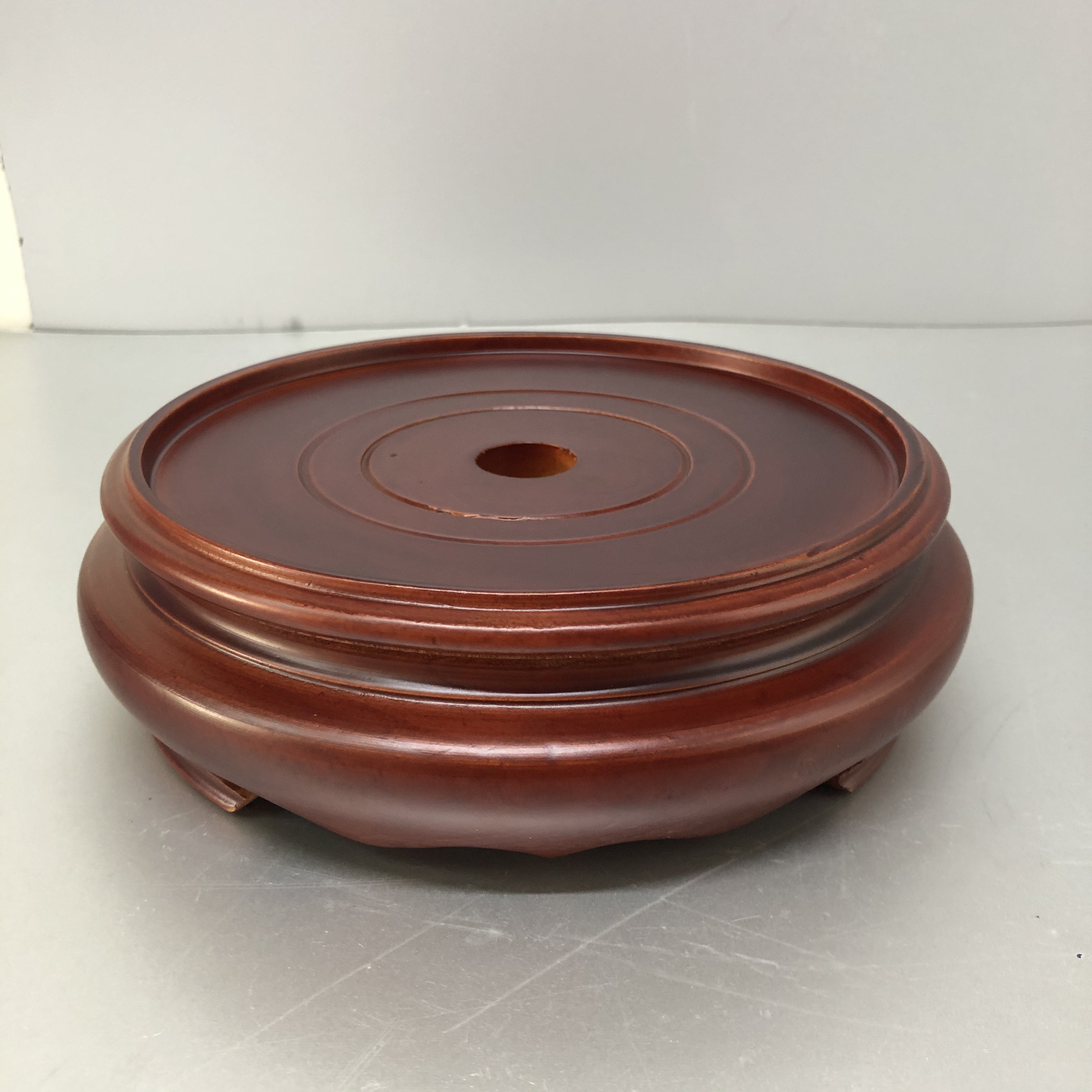 Đế bát nhang gỗ gụ lào - BH19