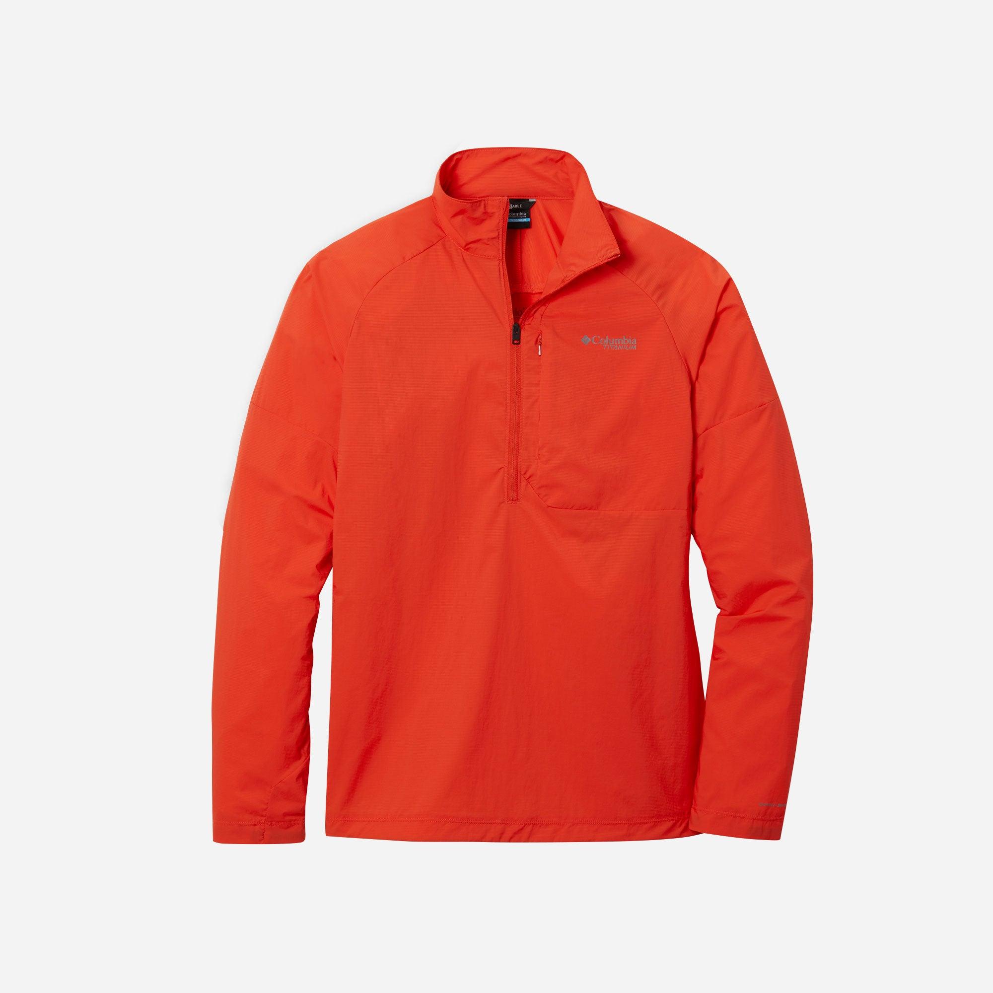 Áo gió tay dài thể thao nam Columbia Titan Pass Lightweight 1/2 Zip - 2034822839