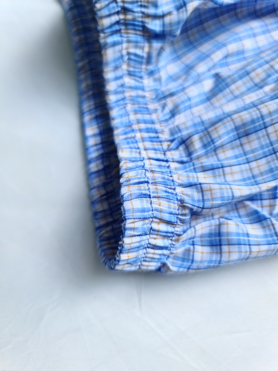 Bộ pijama nam dài tay trung niên vải cotton mặc mát thoải mái cho người già loại bộ đồ trung niên pijama mặc nhà loại caro (Giao ngẫu nhiên)