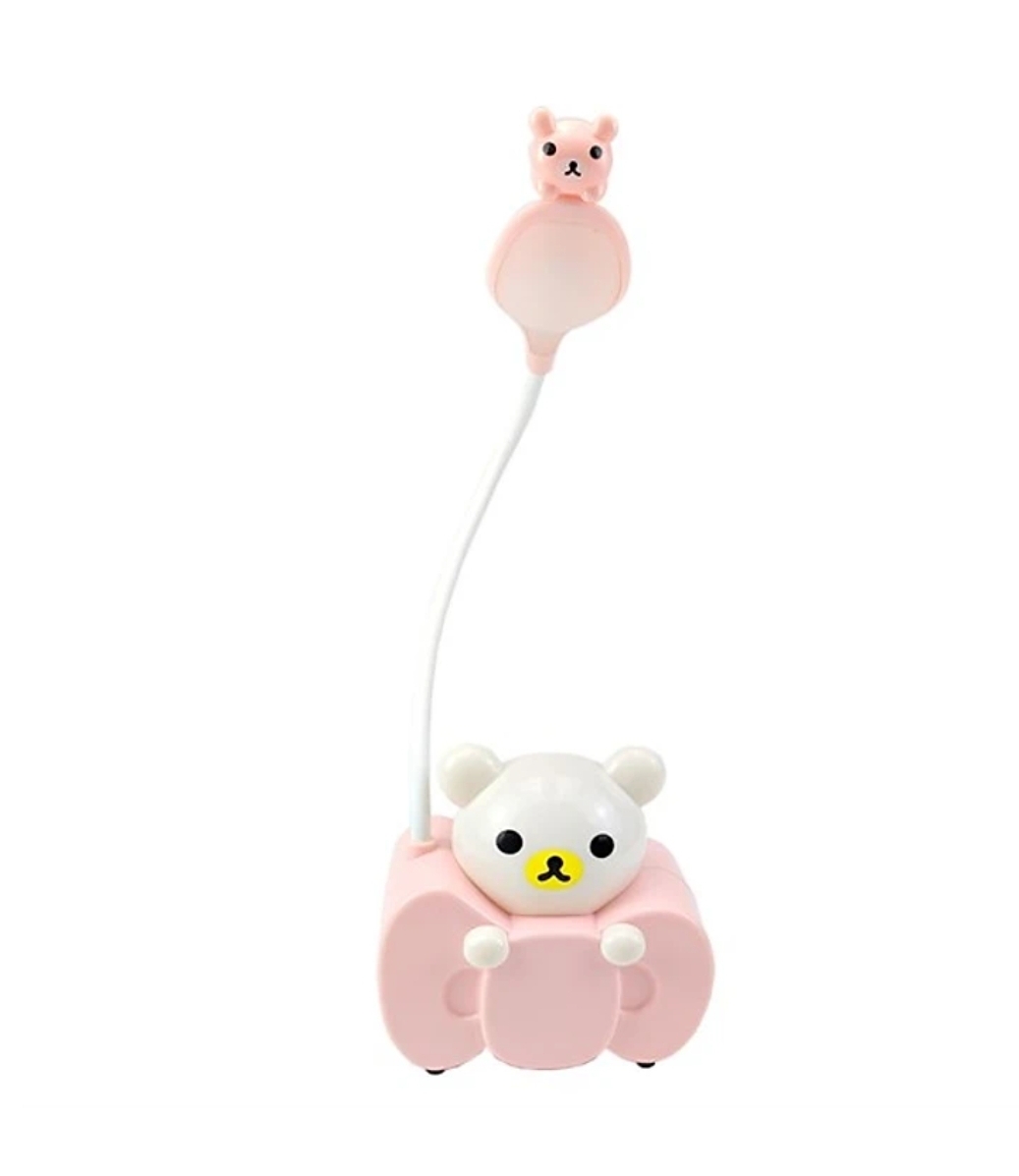 Đèn led chống cận tích điện usb có đèn ngủ hình gấu