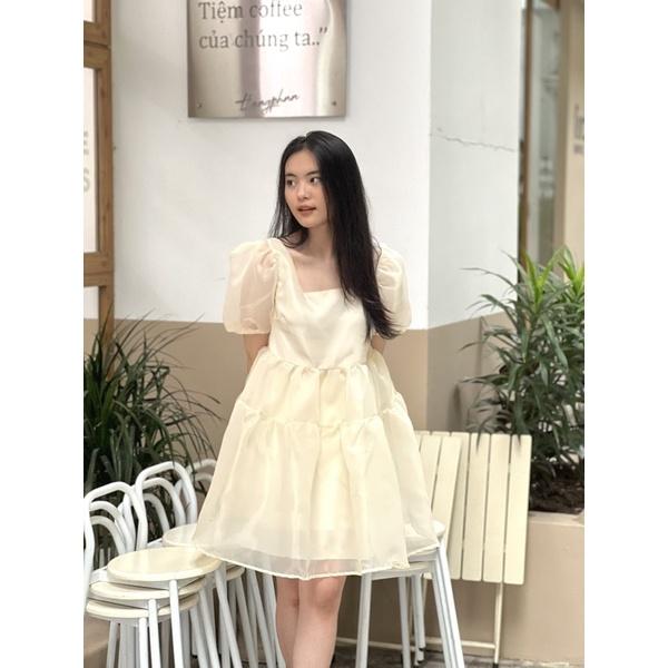 VÁY ĐẦM BABYDOLL TƠ “SELINA DRESS” TIỂU THƯ