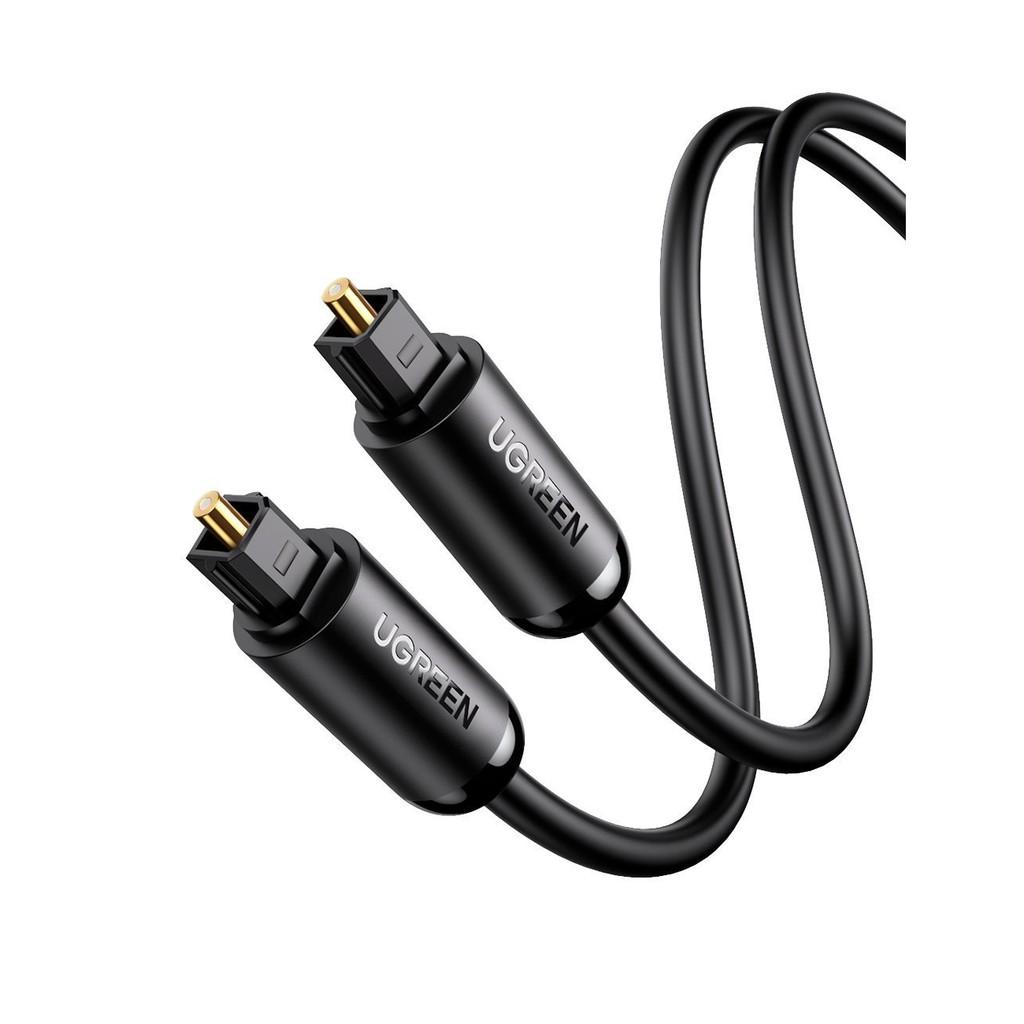 Cáp audio quang Toslink Optical hỗ trợ âm thanh 5.1/ 7.1 dài 1-3m UGREEN 70890- Hàng chính hãng