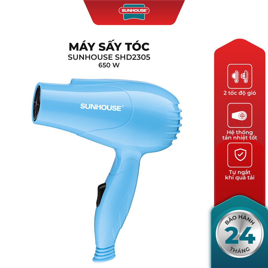 Máy Sấy Tóc Sunhouse SHD2305 - Xanh