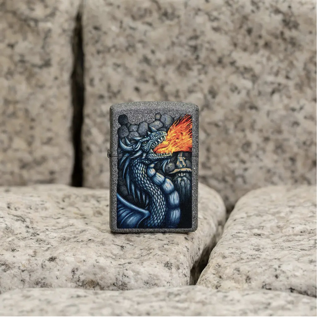 Bật lửa ZIPPO 49776 Fiery Dragon Design - chính hãng 100%