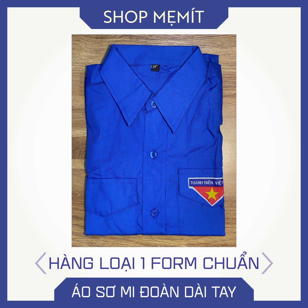 Sale size đại 81-95 kg Áo Đoàn thanh niên Việt Nam-Sơ mi dài tay