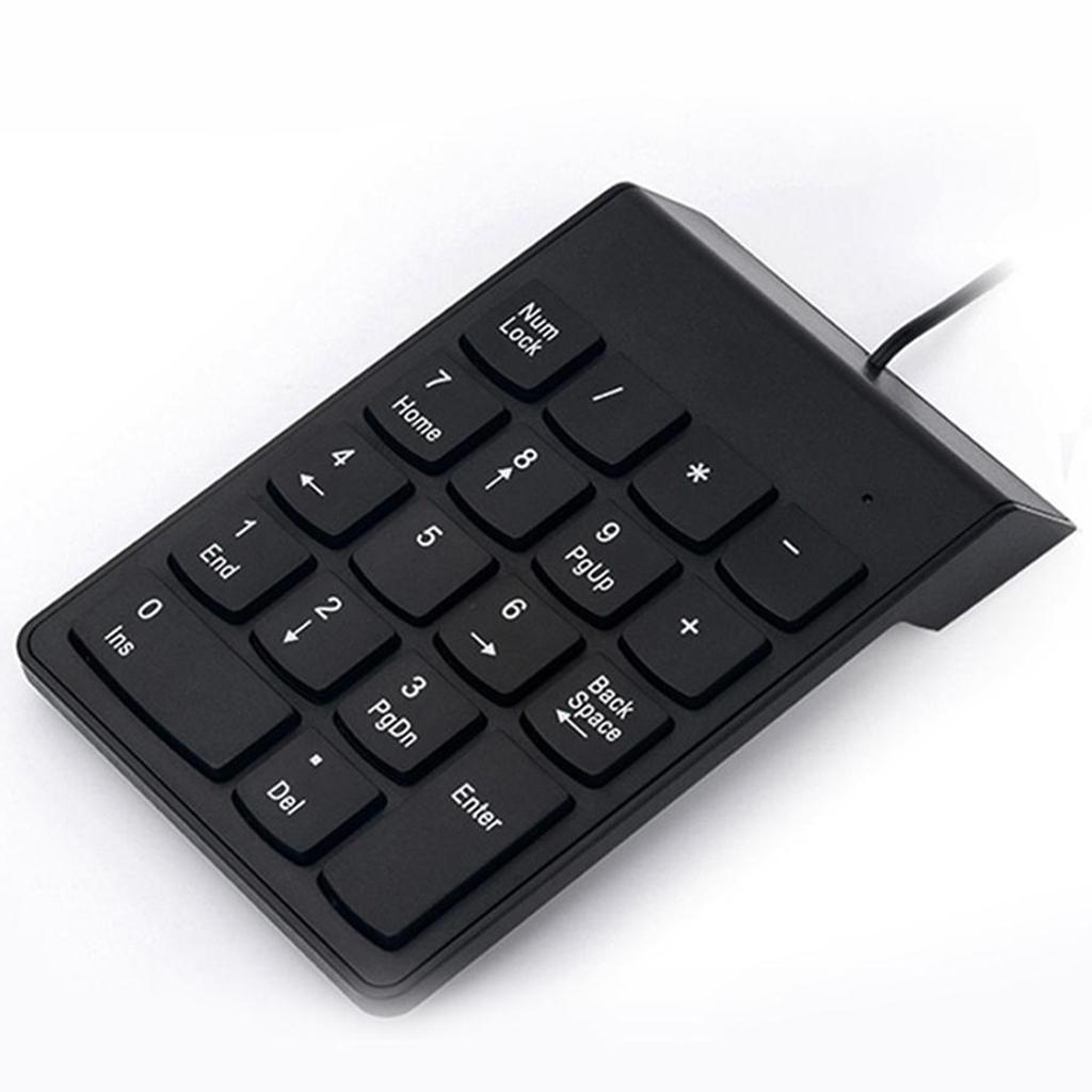 USB 18 Keys Num Pad Numeric Keypad Keyboard for Laptop Notebook