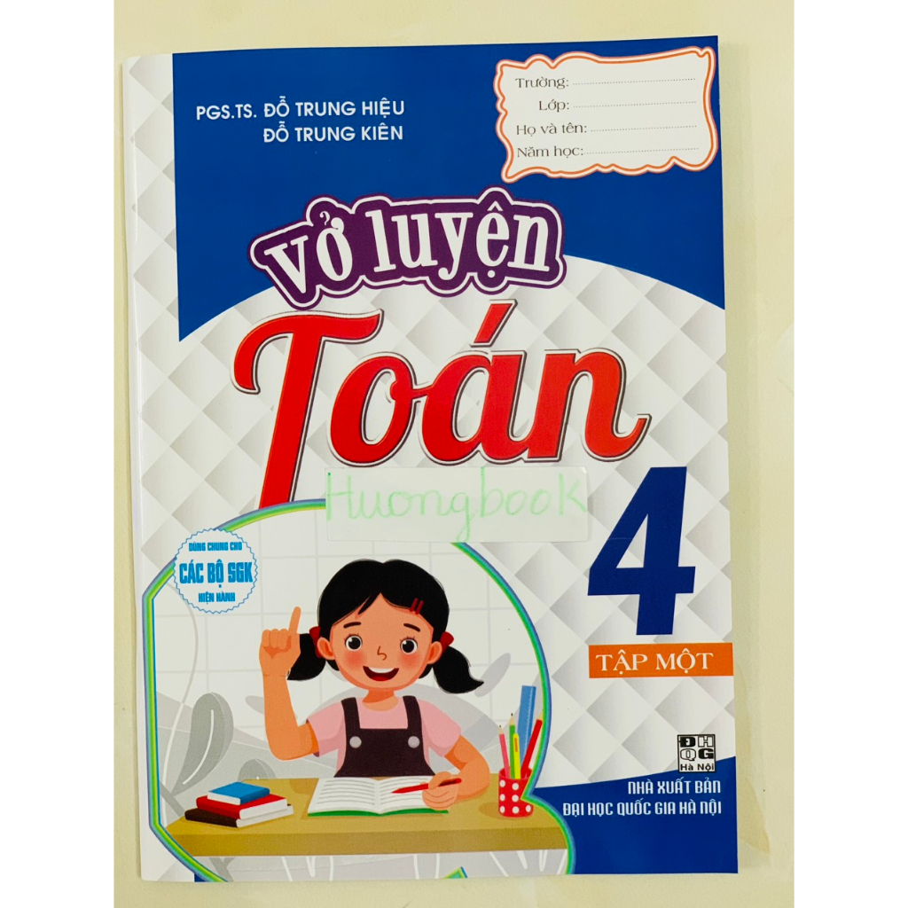 Sách - Vở Luyện Toán 4 Tập 1 (Dùng Chung Cho Các Bộ SGK Hiện Hành) - HA