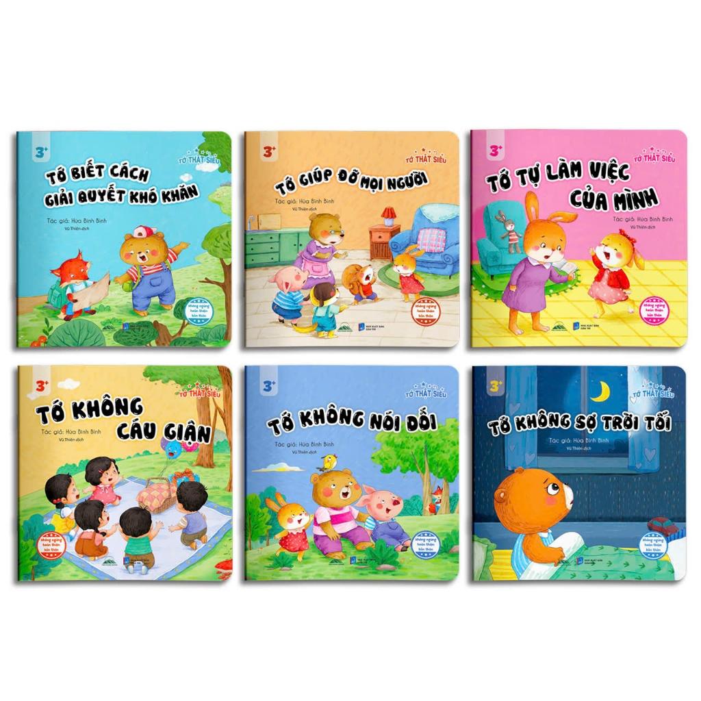 Sách - Tớ thật Siêu - Combo 6 Cuốn Dành Cho Bé Từ 3 Tuổi - NXB Dân Trí