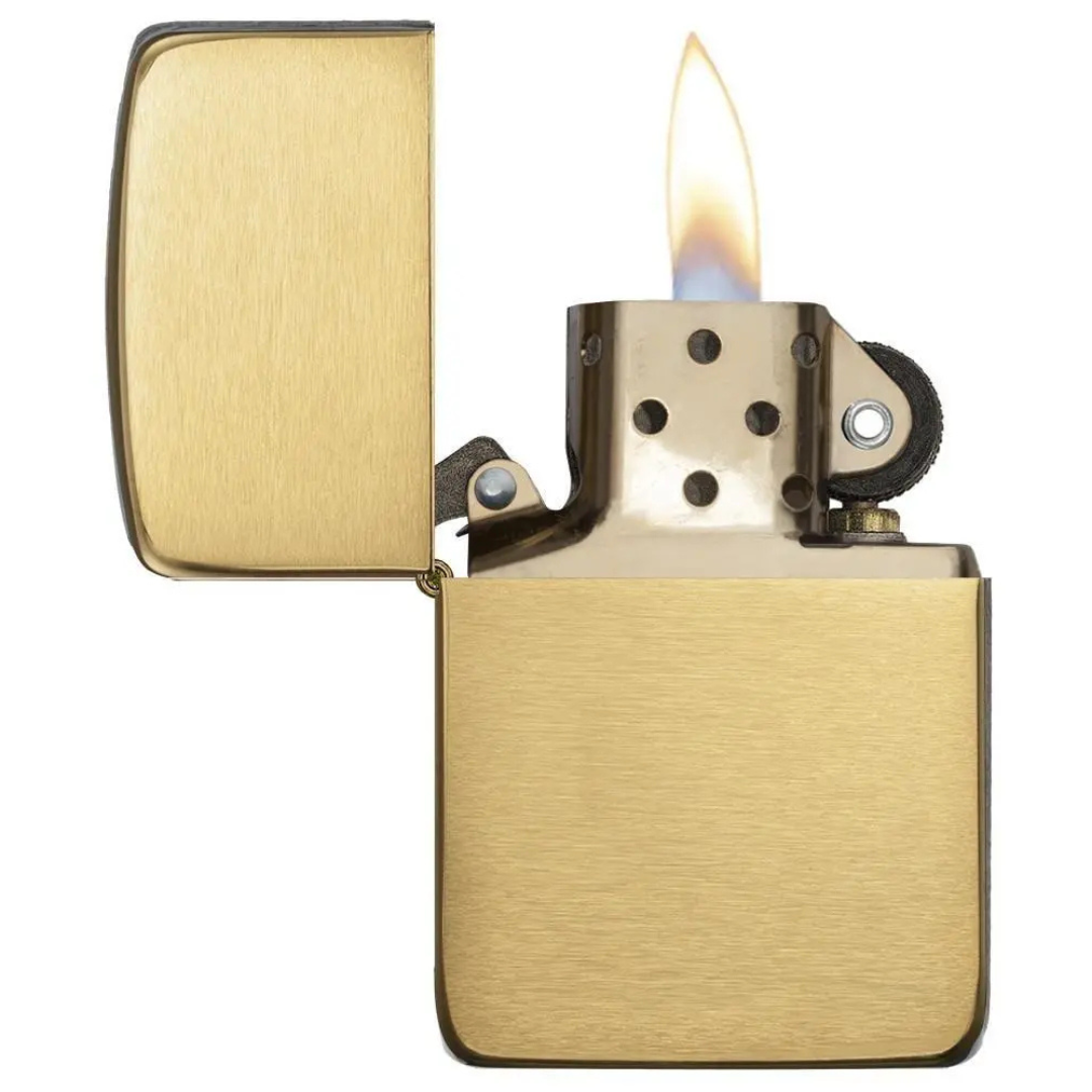Bật lửa Zippo Slim High Polish Brass - Dòng Bản Nhỏ Đồng Thau Bóng Gương Chính Hãng Mỹ, Nhỏ Gọn Thanh Lịch, Chống Gió