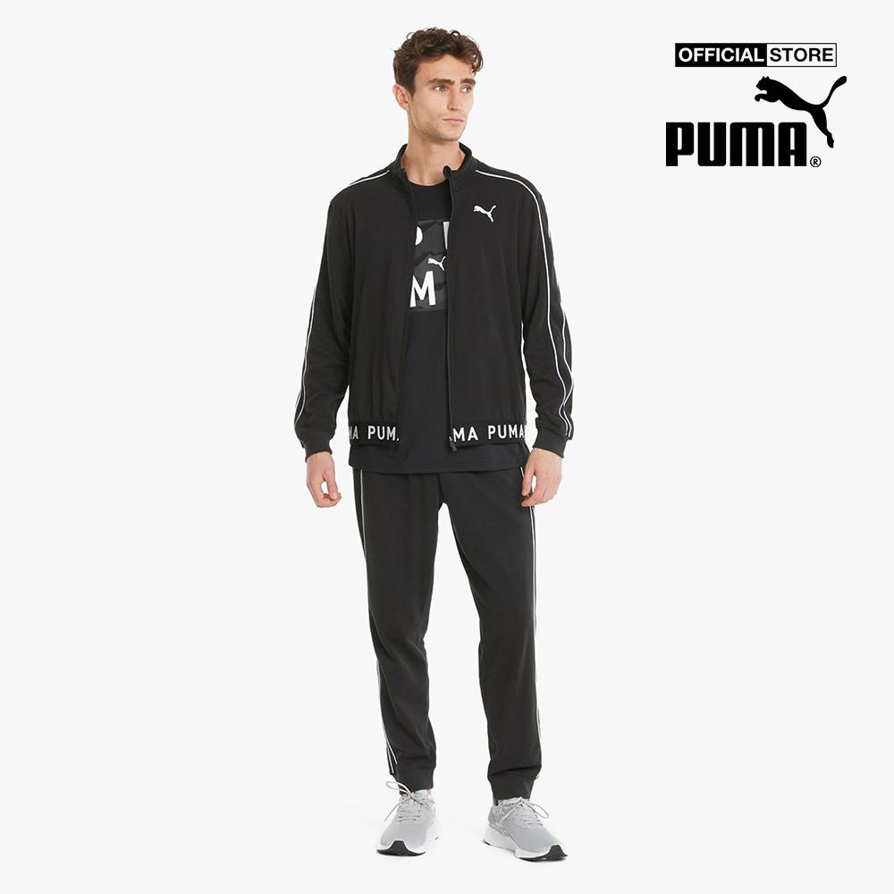 PUMA - Áo khoác thể thao nam cổ cao Full Zip Training 521544