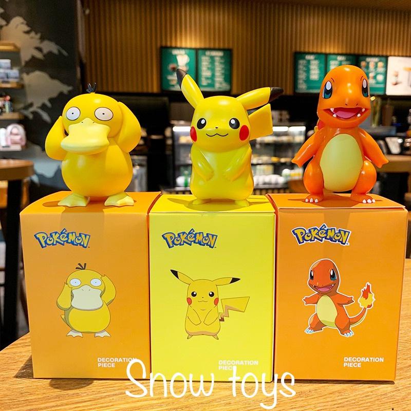 Mô Hình Pikachu Phim Hoạt Hình Pokemon, Thích Hợp Trang Trí, Decor, Bộ Sưu Tập, Làm Quà Tặng - Full Box