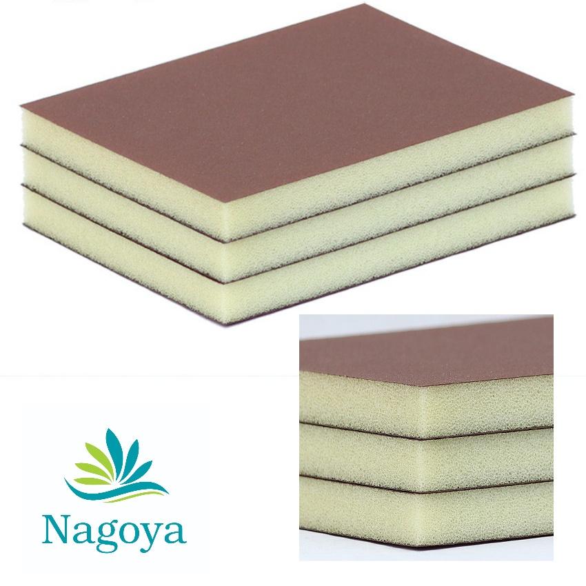 Sét 5 miếng nhám xốp chà nồi, gỗ đa năng
