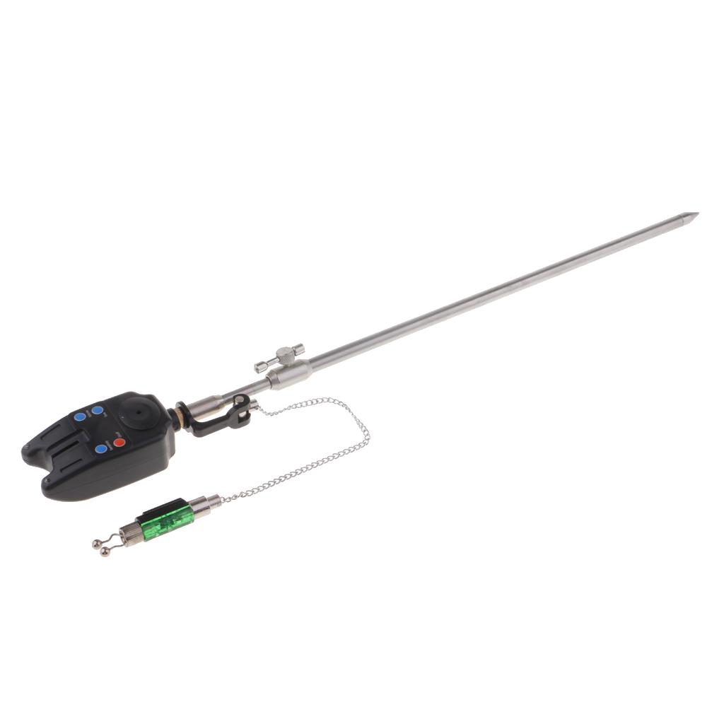 2xFishing Bite Alarm Holder Bite Lure Alarm Indicator Fishing Accessory 35cm