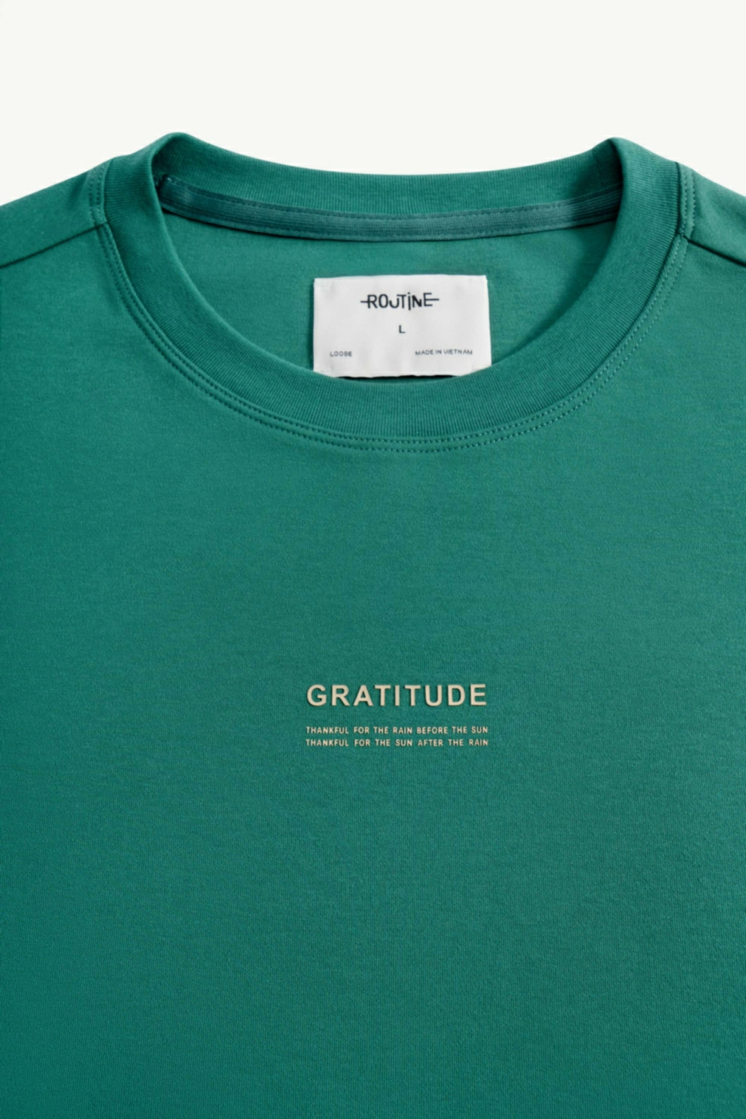 Áo Thun Nam ROUTINE Tay Ngắn Cotton Polyester In Hình Form Loose - 10S24TSS002 | LASTORE MENSWEAR