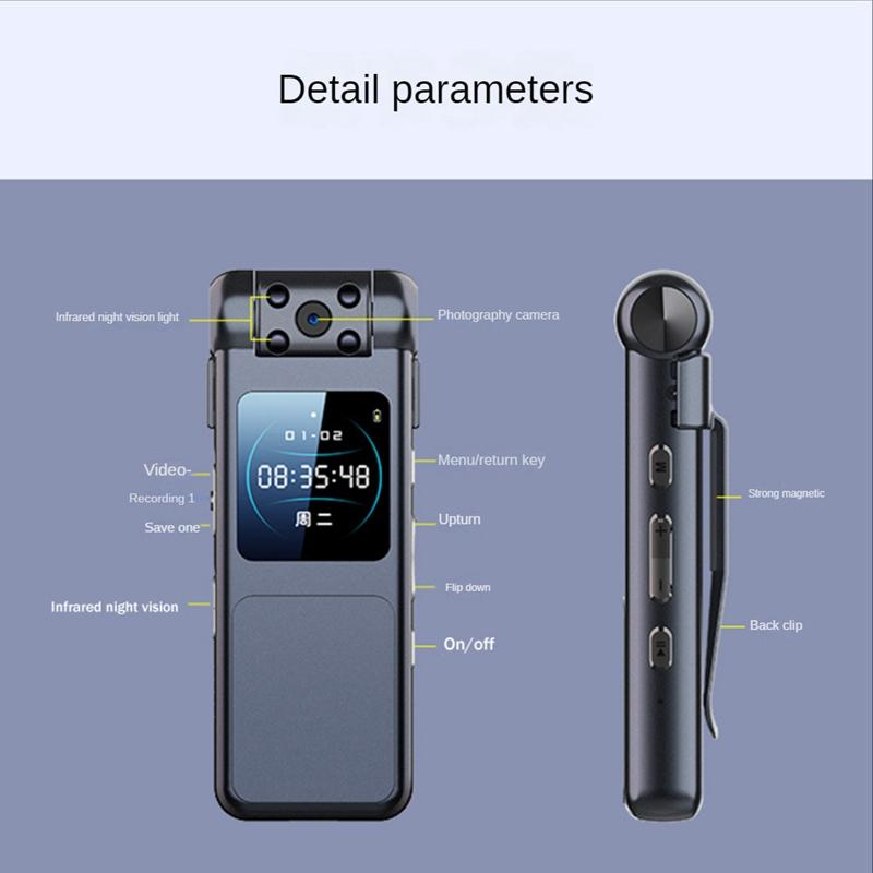 V18 Action Camera HD Video Recorder Vòng lặp Ghi lại phát hiện chuyển động phát hiện bộ ghi âm Video Video
