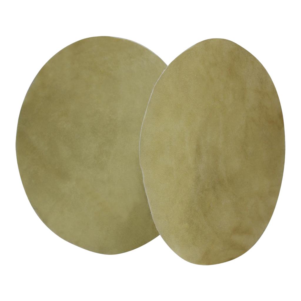 Sunnimix 2 Chiếc Trống Da Dành Cho Châu Phi Trống Bongo Trống Konka Trống Trâu Trống