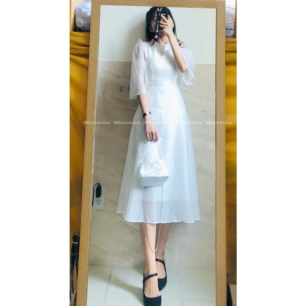 ĐẦM TIỂU THƯ VOAN TƠ HỞ LƯNG QUYẾN RŨ - Tied Open Back Dres- BY BNS DESTINY DRESS BND004
