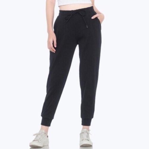 Quần jogger nữ ống rộng nỉ len tăm cao cấp cạp chun bo gấu Hàn Quốc Q90