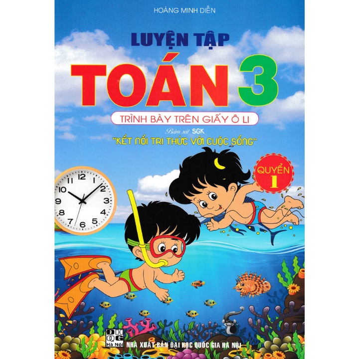 Sách - Combo Luyện Tập Toán 3 - Trình Bày Trên Giấy Ô Li